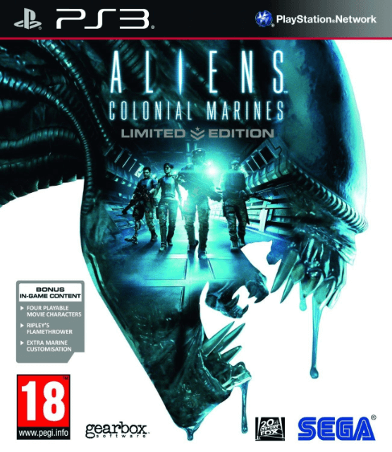 Aliens Colonial Marines (Promo Only - Not for Resale) box art for Playstation 3